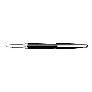 Caran d'Ache Léman Slim Zwart Ebbenhout ST Rollerball