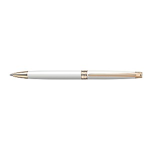 Caran d'Ache Léman Slim White Rose Gold Ballpoint