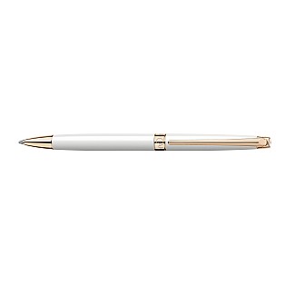 Caran d'Ache Léman Slim White Rose Gold Ballpoint Caran d'Ache Léman Slim White Rose Gold Ballpoint