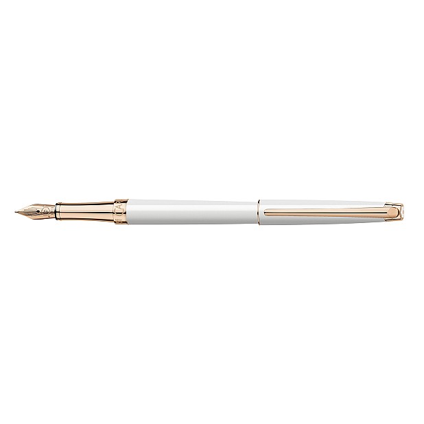 Caran d'Ache Léman Slim White Rose Gold Pluma Estilográfica