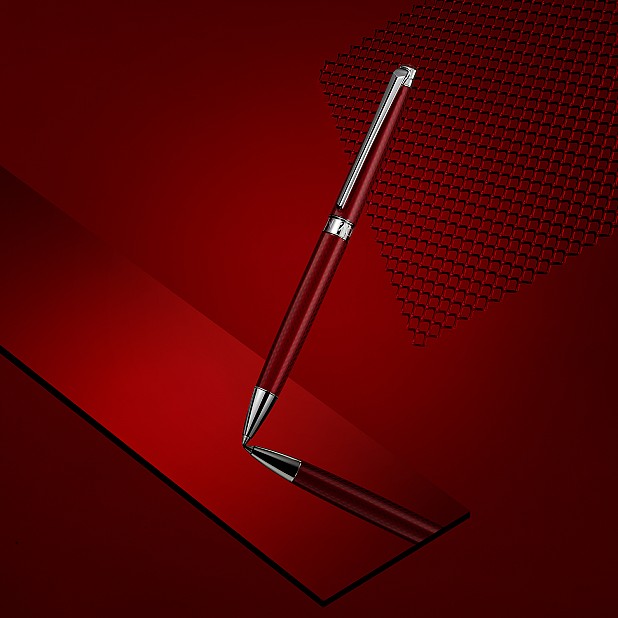 Caran d'Ache Léman Slim Rouge Carmin Stylo plume