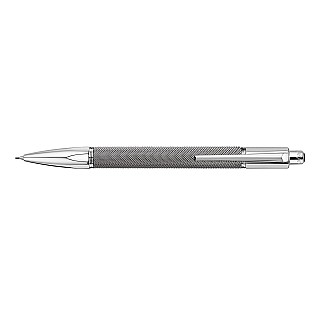 Caran d'Ache Varius Ivanhoe Zilver Vulpotlood 0,7mm 