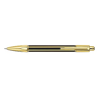 Caran d'Ache Varius Zwarte Chinese Lak Goud Vulpotlood 0,7mm