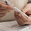 Caran d'Ache 849 Toile de Jouy White Ballpoint