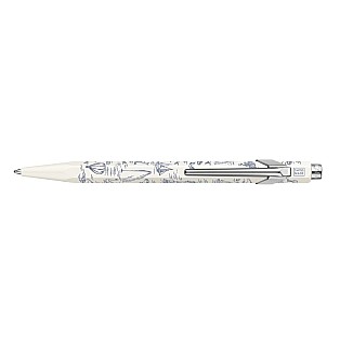 Caran d'Ache 849 Toile de Jouy White Ballpoint