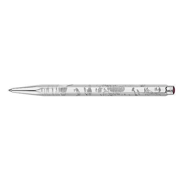 Caran d'Ache 849 Toile de Jouy White Ballpoint