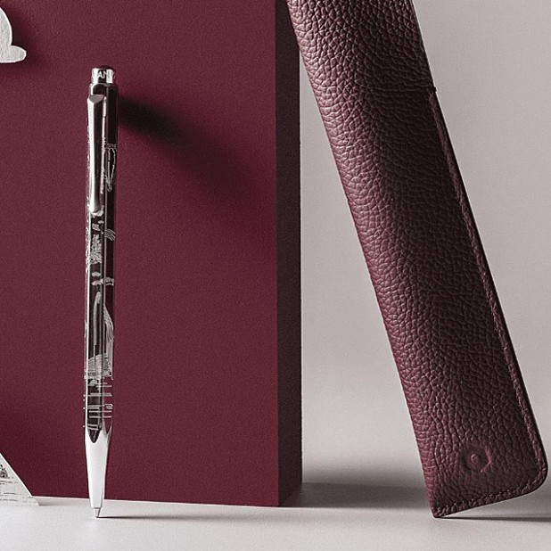 Caran d'Ache Ecridor Toile de Jouy Special Edition Ballpoint Set