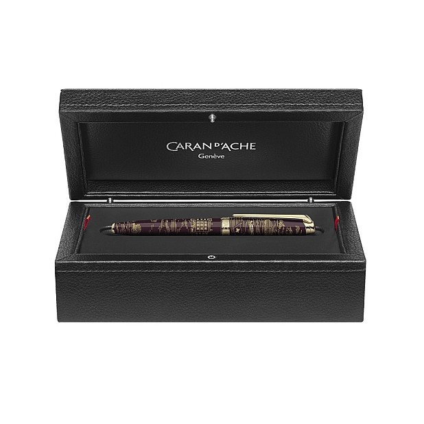 Stylo plume Caran d'Ache Léman Toile de Jouy, édition limitée