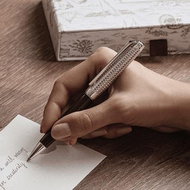 Caran d'Ache Léman Toile de Jouy Special Edition Ballpoint