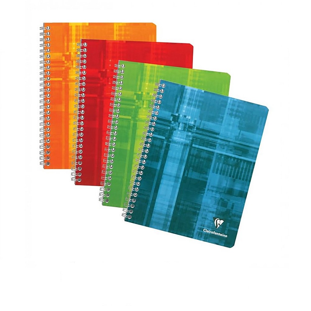 CLAIREFONTAINE STAPLED NOTEBOOK  17x22 FRENCH RULING  SEYES 6.7x8.7'' 