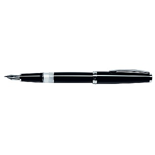 Cleo Skribent Classic Black ST Piston Stylo Plume