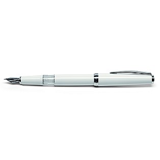 Cleo Skribent Classic White ST Piston Stylo Plume