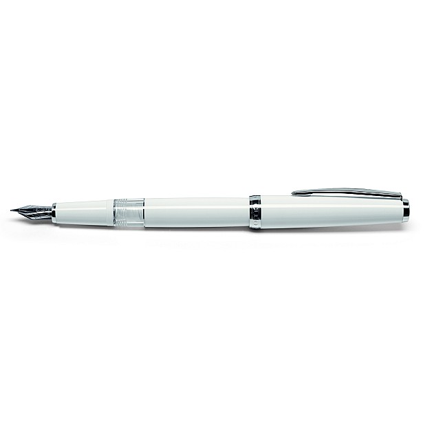 Cleo Skribent Classic White ST Piston Caneta de Tinta Permanente