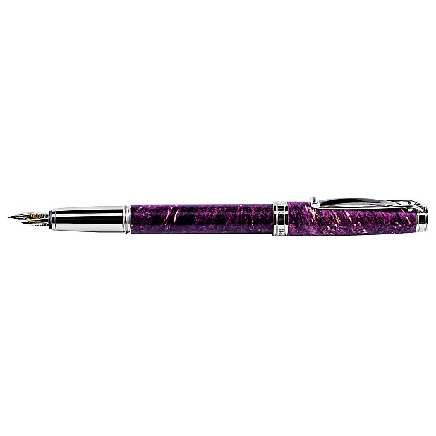 Cleo Skribent Natura Box Elder Ruby Wood Caneta de Tinta Permanente