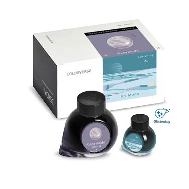 Colorverse La Gran Expedición S8 Ganímedes 65ml & Luna Helada 15ml Botellas de Tinta