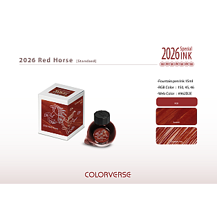 Colorverse 2026 Red Horse Standard 15 ml. Tintenflasche