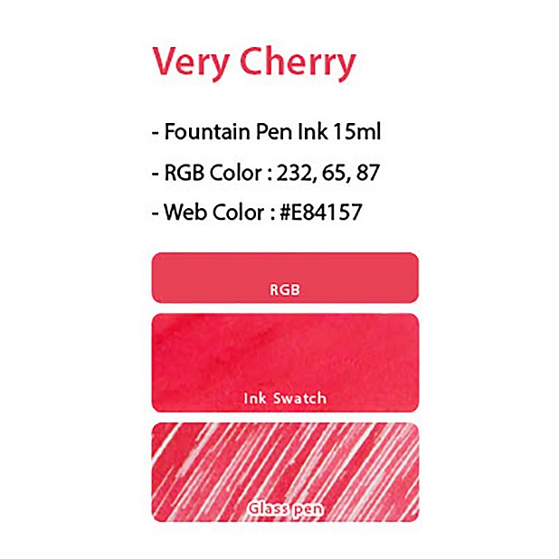 Colorverse Very Cherry USA Special 15 ml. Ink Bottle