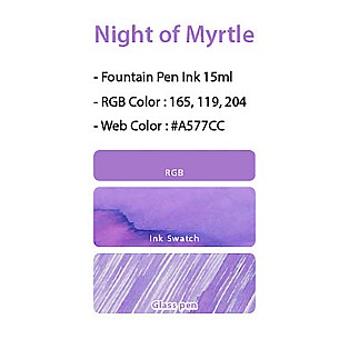 Colorverse Night Of Myrtle USA Special 15 ml. Ink Bottle
