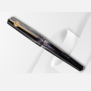 ConCoPens Mother-of-Pearl Lacquer Inlay Aurora Fountain Pen