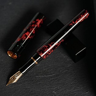ConCoPens Vietnamese Lacquer Inferno Stylo Plume