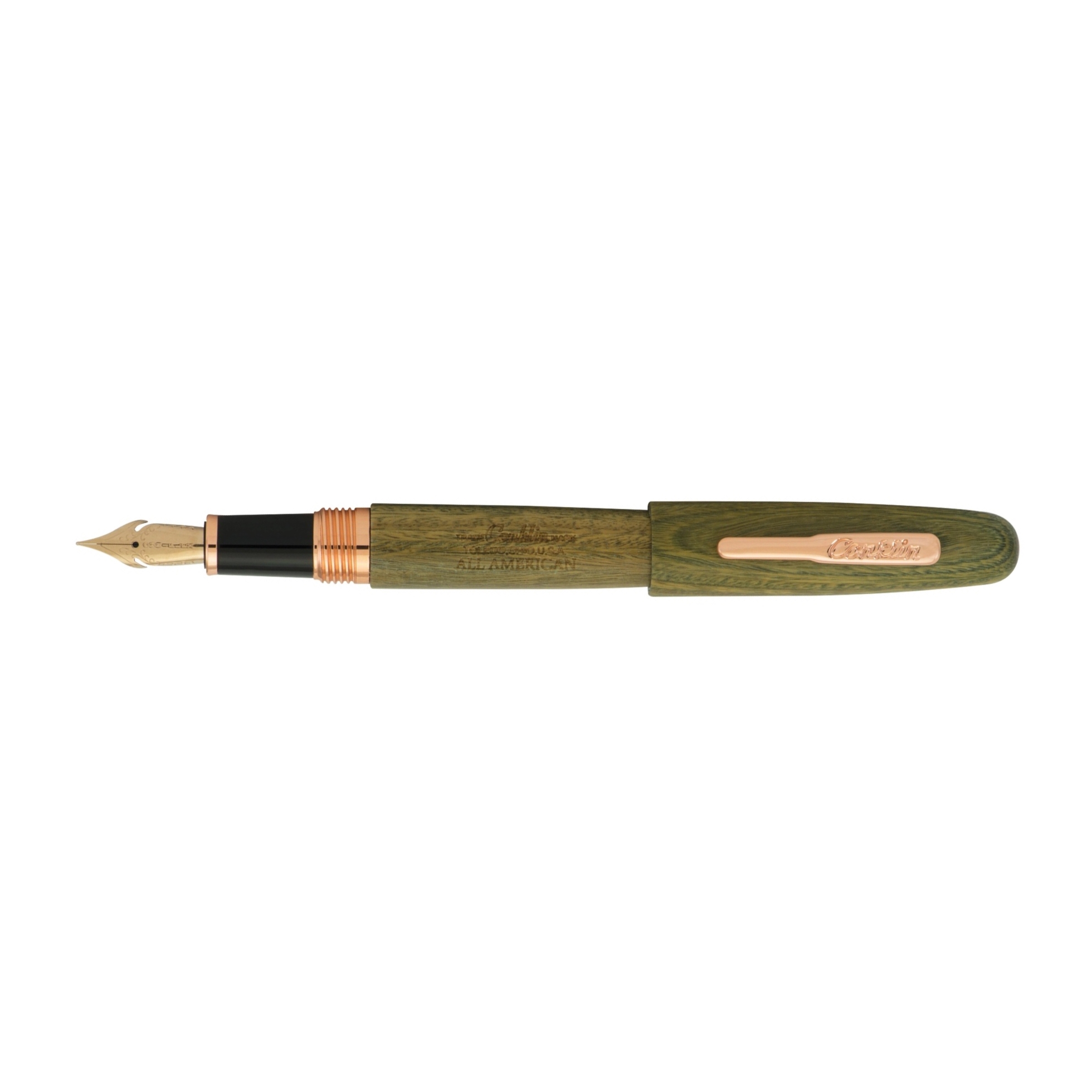 Conklin All American Pau Preto Rose Gold Fountain pen - Vulpen / Fountain  pen | Appelboom.com