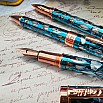 Conklin Endura Deco Crest Demo Blue Rose Gold Bolígrafo