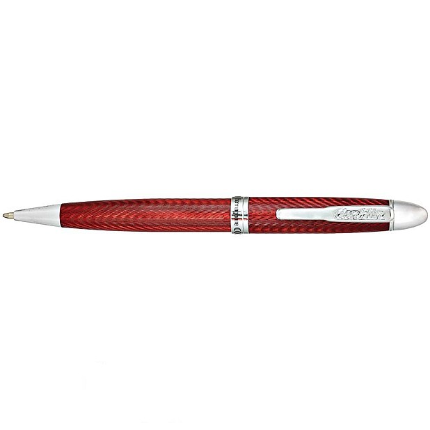 Conklin Herringbone Burgundy Red Ballpoint