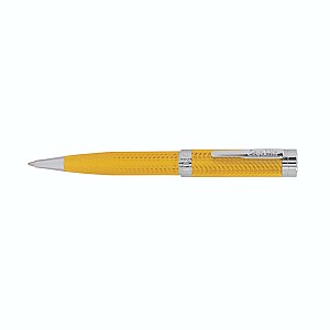 Conklin Herringbone Yellow Ballpoint