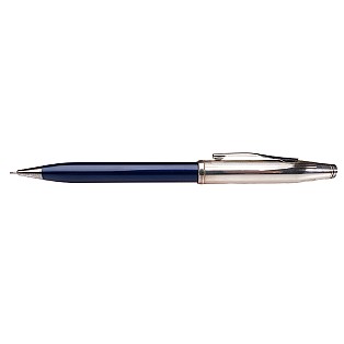 Cross Century II Hallmarked Sterling Silver and Blue Mechanical pencil 0.7mm