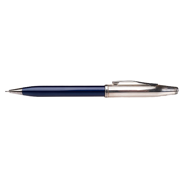Cross Century II Hallmarked Sterling Silver and Blue Mechanical pencil 0.7mm