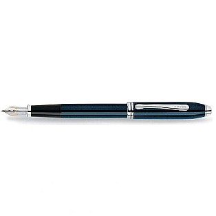 Cross Townsend Quartz Blauw Lacquer Vulpen