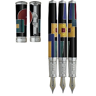 David Oscarson 15th Anniversary American Art Deco Black ST Pióro wieczne
