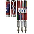 David Oscarson 15th Anniversary American Art Deco Red ST Fountain pen