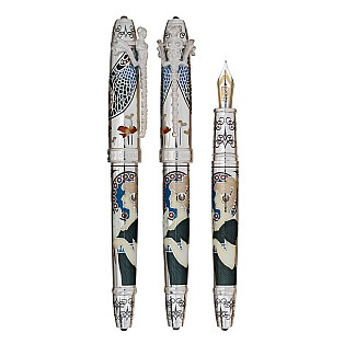 David Oscarson 25th Silver Anniversary Onyx Black Pióro wieczne