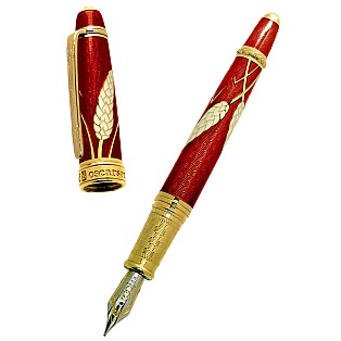 David Oscarson Harvest Maple Red GT Pluma estilográfica