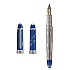 David Oscarson Lewis and Clark Sapphire Blue ST Caneta de tinta permanente