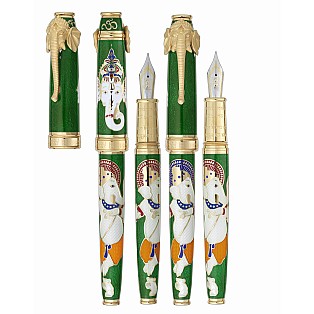 David Oscarson Lord Ganesha Emerald Green GT Pióro wieczne