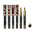 David Oscarson Nikola Tesla Mossy Ruby-Saffron & Mossy Black-Grey GT Stylo Plume