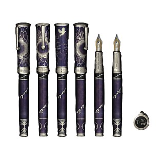 David Oscarson Nikola Tesla Mossy Purple-Lavender ST Pióro wieczne