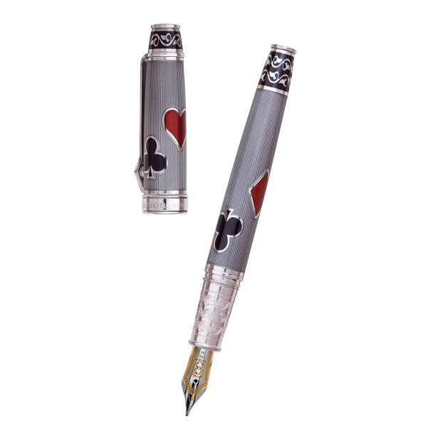 David Oscarson Les Quatre Couleurs Grey ST Caneta de tinta permanente