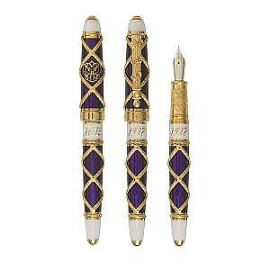 David Oscarson Russian Imperial Amethyst GT Pluma estilográfica
