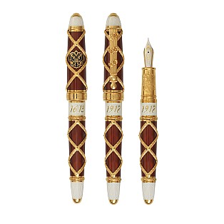 David Oscarson Russian Imperial Ruby Red GT Pluma estilográfica