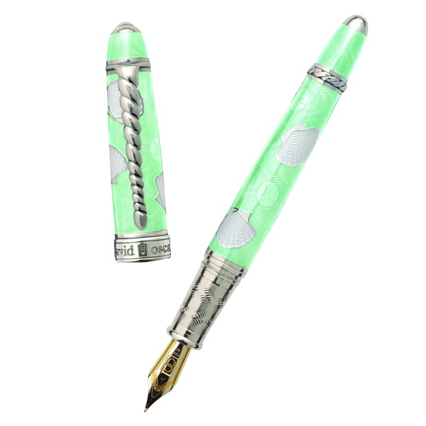 David Oscarson Seaside Seafoam Green Caneta de tinta permanente