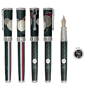 David Oscarson Take it to the Limit Monochromatic Carbon Black Fountain pen