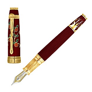 David Oscarson Tree of Life Ruby Red Pióro wieczne