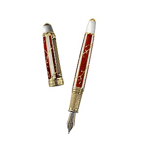 David Oscarson Trellis Red Pluma estilográfica