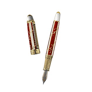 David Oscarson Trellis Red Pióro wieczne