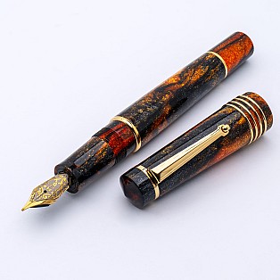 Delta Dolce Vita 2.0 Glow Up ORO by Jonathon Brooks Oversize GT Fountain pen