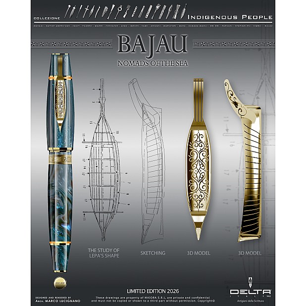 Delta Indigenous People Bajau LE GT Fountain pen