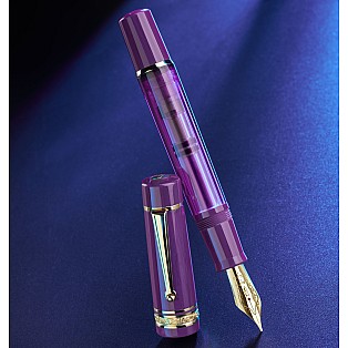 Delta Mid-Size-Plus Majestic Purple GT Pluma Estilográfica